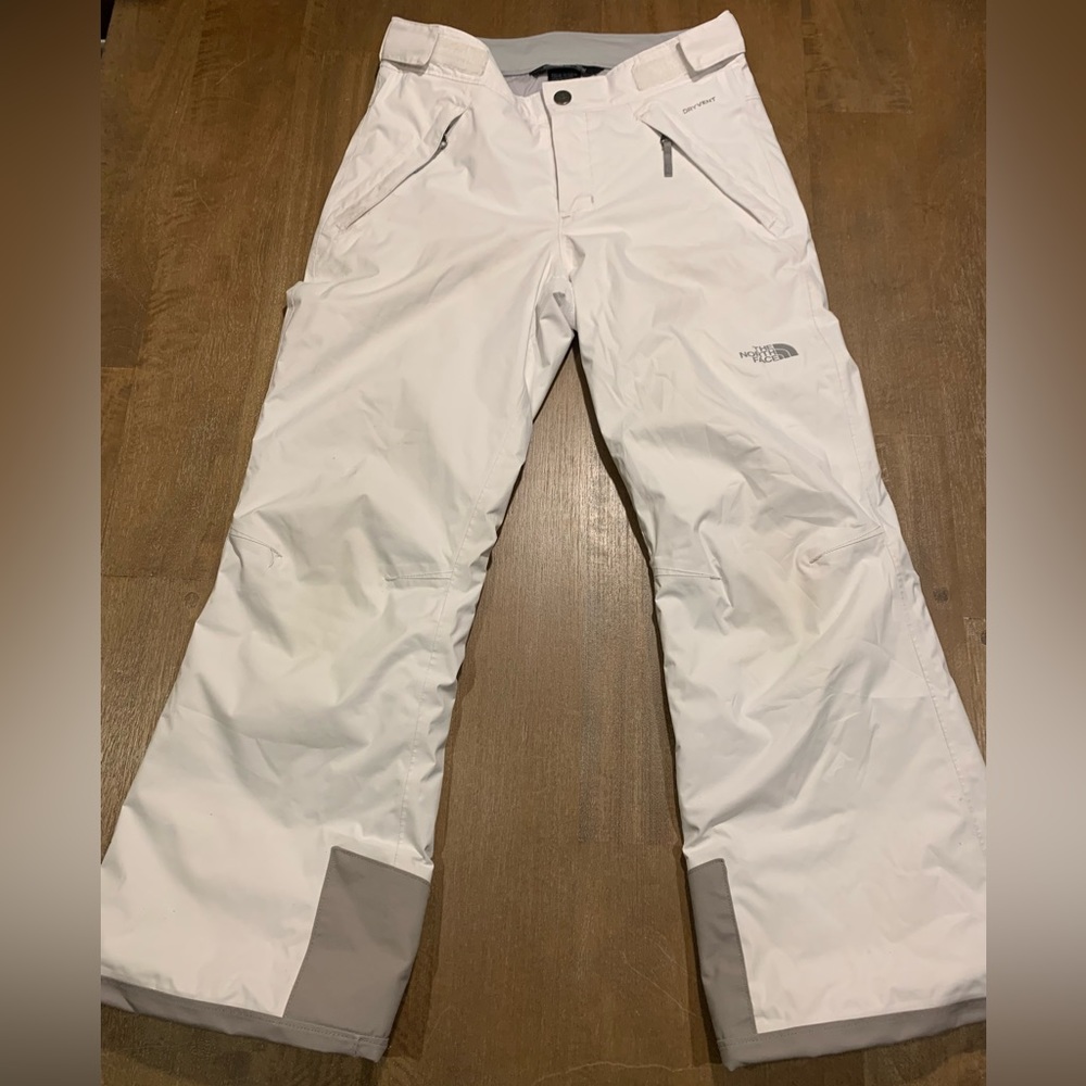 The North Face DryVent Girl’s Size M Medium 12/14 White Snow Ski Snowboard Pants